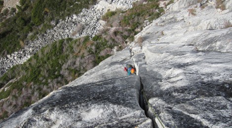 Discovering my own limits: climbing on Lover's Leap, Tahoe Lake, California