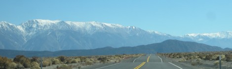 Getting away can bring you many new ideas. Lost highway near Eastern Sierra, CA
